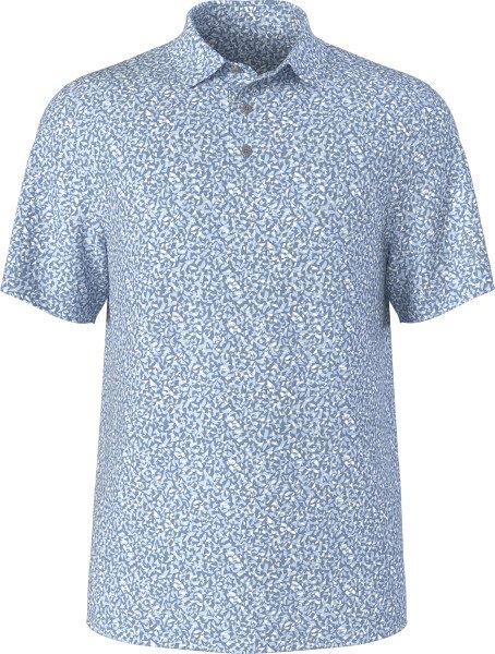 Men's Micro Geo Print Short Sleeve Polo | PGA TOUR | Shirts